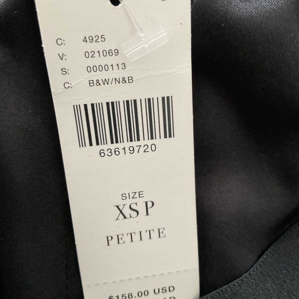 NWT ANTHROPOLOGIE Eva Franco Black and White Daisy Midi Skirt SIZE XSP - Picture 10 of 10